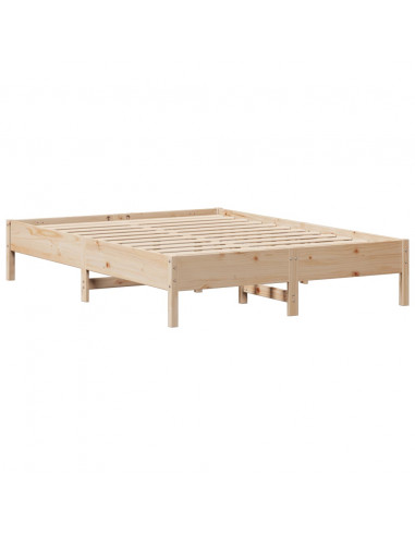 Letto senza Materasso 150x200 cm in Legno Massello di Pino