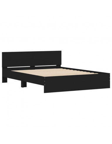 Giroletto con Testiera Nero 150x200 cm