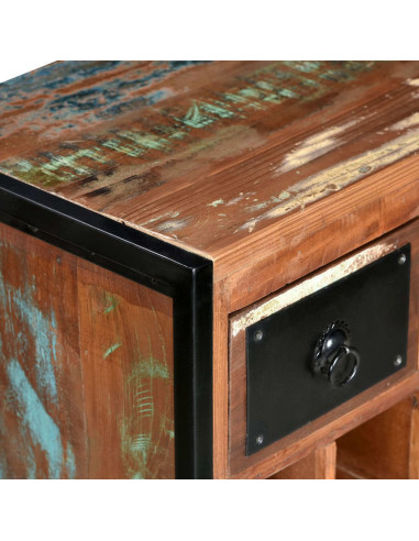 Portavini da 16 Bottiglie in Legno Massello di Recupero