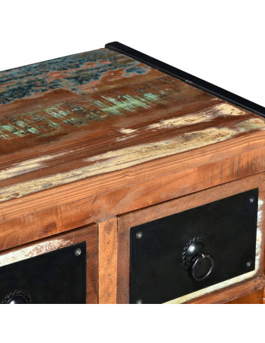 Portavini da 16 Bottiglie in Legno Massello di Recupero