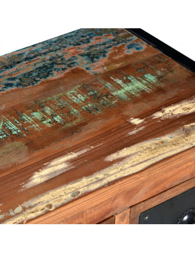 Portavini da 16 Bottiglie in Legno Massello di Recupero