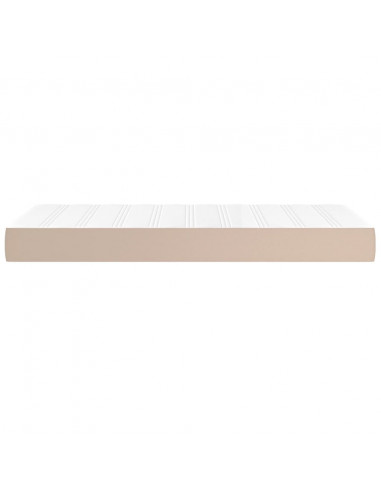 Materasso a Molle Cappuccino 80x200x20 cm in Similpelle