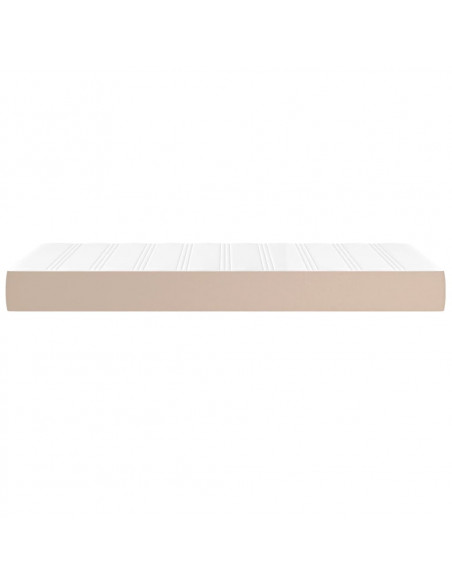 Materasso a Molle Cappuccino 80x200x20 cm in Similpelle