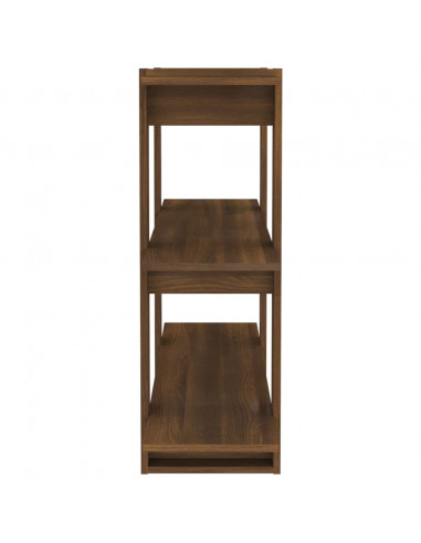 Libreria/Divisorio Rovere Marrone 100x30x87 cm