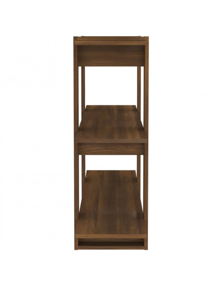 Libreria/Divisorio Rovere Marrone 100x30x87 cm
