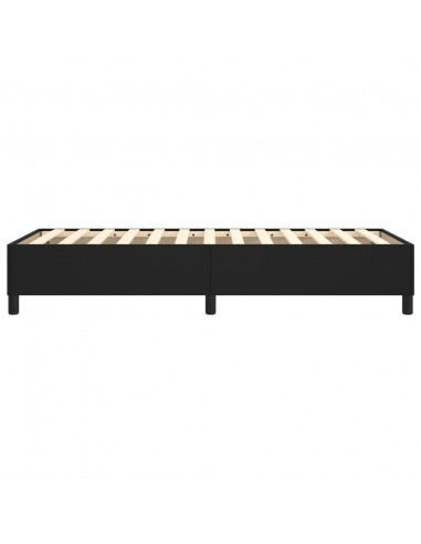 Giroletto a Molle Nero 90x190 cm in Similpelle