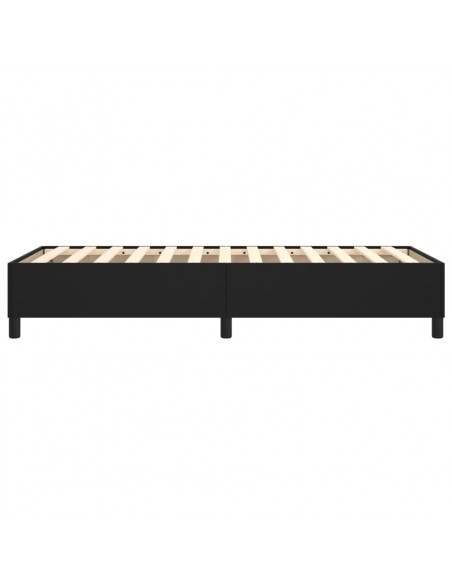 Giroletto a Molle Nero 90x190 cm in Similpelle