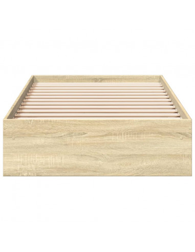 Giroletto Cassetti Rovere Sonoma 90x200 cm Legno Multistrato