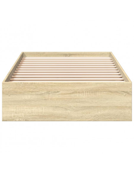 Giroletto Cassetti Rovere Sonoma 90x200 cm Legno Multistrato