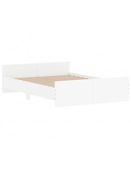 Giroletto con Testiera e Pediera Bianco 135x190 cm
