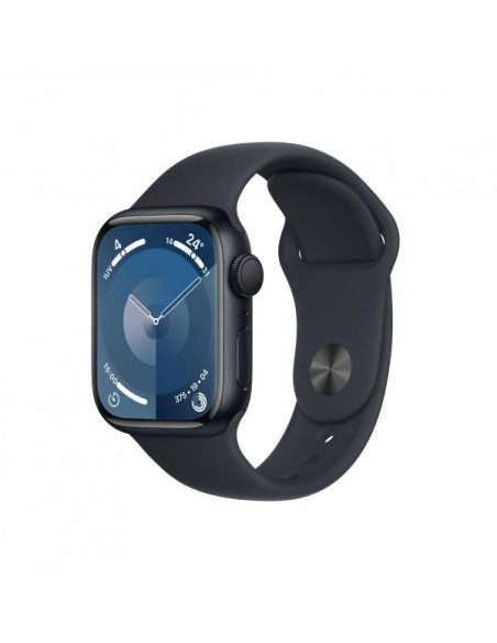 Apple Watch Series 9 GPS Cassa 41mm in Alluminio Mezzanotte con Cinturino Sport Mezzanotte - S/M
