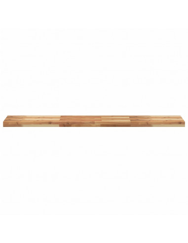 Ripiano a Parete 160x30x4cm Legno Massello Acacia Rifinito Olio