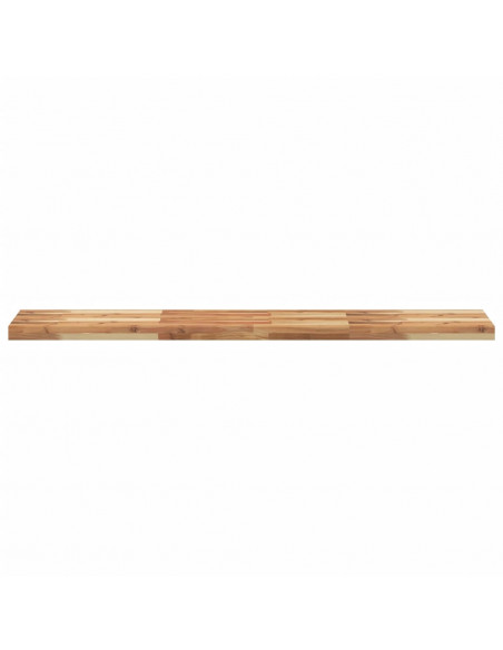 Ripiano a Parete 160x30x4cm Legno Massello Acacia Rifinito Olio