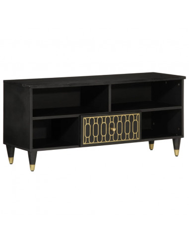 Mobile Porta TV 100x33x46 cm in Legno Massello di Mango