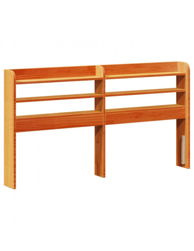 Letto senza Materasso Marrone Cera 120x200 cm in Legno di Pino