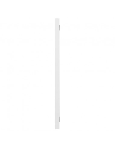 Set Mobili da Bagno 2 pz Bianco Lucido in Legno Multistrato