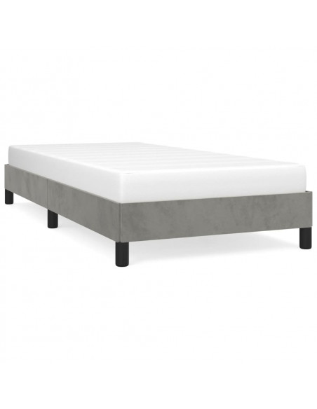 Giroletto Grigio Chiaro 80x200 cm in Velluto
