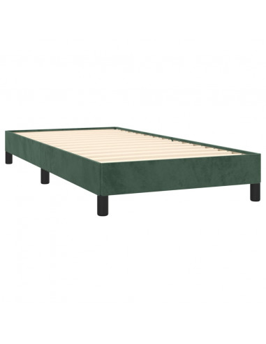 Giroletto Verde Scuro 90x190 cm in Velluto