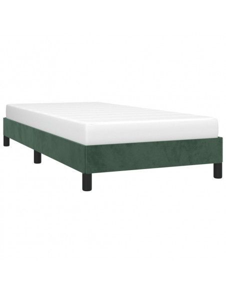 Giroletto Verde Scuro 90x190 cm in Velluto