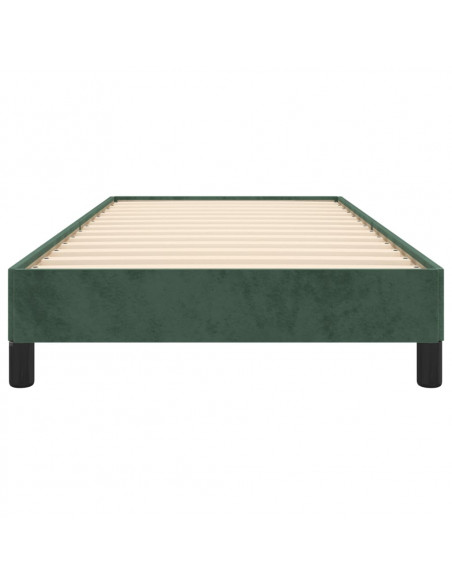 Giroletto Verde Scuro 90x190 cm in Velluto