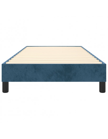 Giroletto Blu Scuro 90x190 cm in Velluto