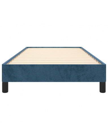 Giroletto Blu Scuro 90x190 cm in Velluto