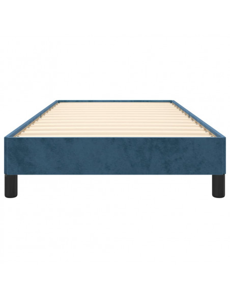 Giroletto Blu Scuro 90x190 cm in Velluto