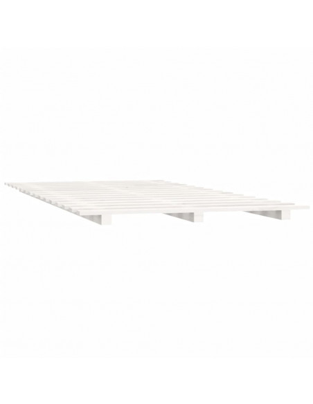 Giroletto Bianco 140x200 cm in Legno Massello di Pino