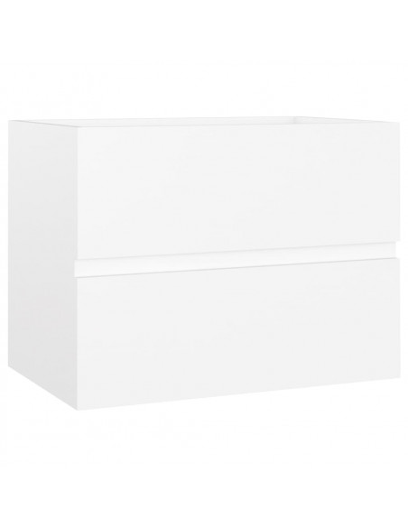 Mobile Lavabo Bianco 60x38,5x45 cm in Legno Multistrato
