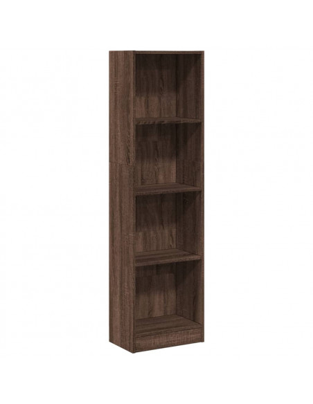 Libreria Rovere Marrone 40x24x143 cm in Legno Multistrato