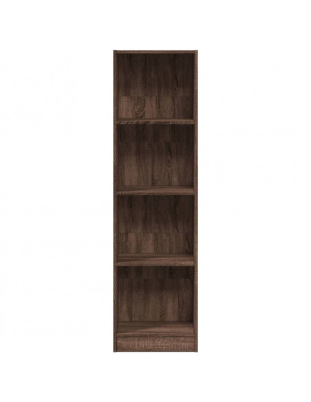 Libreria Rovere Marrone 40x24x143 cm in Legno Multistrato