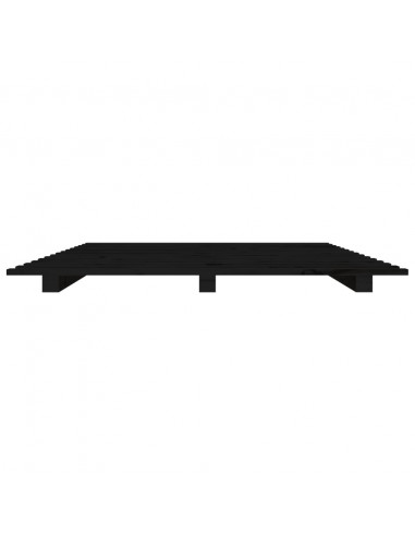 Giroletto Nero 75x190 cm in Legno Massello di Pino