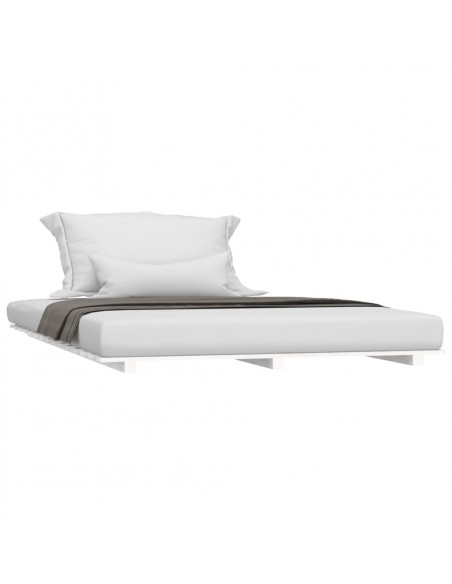 Giroletto Bianco 140x190 cm in Legno Massello di Pino