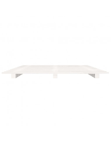 Giroletto Bianco 135x190 cm Legno Massello di Pino