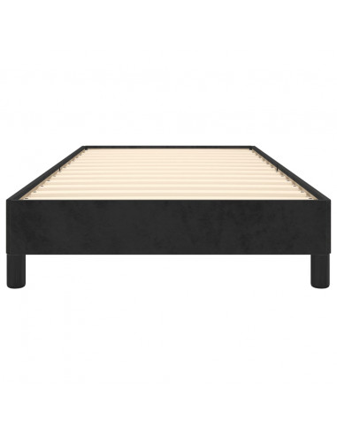 Giroletto Nero 90x190 cm in Velluto