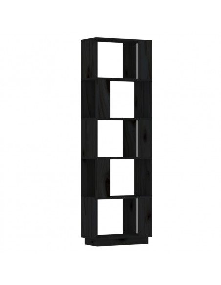 Libreria/Divisorio Bianco 51x25x163,5 cm Legno Massello