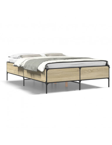 Giroletto Rovere Sonoma 140x200 cm in Legno Multistrato Metallo