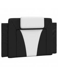 Giroletto con Luci LED Nero e Bianco 90x190 cm in Similpelle 2