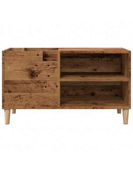 Mobile Porta Dischi Rovere Artigianale 84,5x38x48cm Multistrato