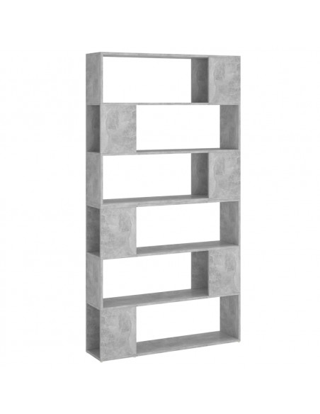 Libreria/Divisorio Grigio Cemento 100x24x188 cm