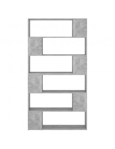 Libreria/Divisorio Grigio Cemento 100x24x188 cm