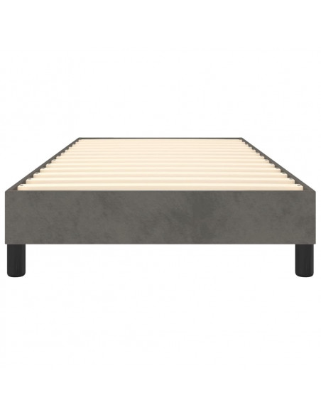 Giroletto Grigio Scuro 90x190 cm in Velluto