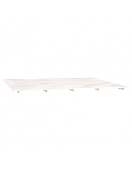 Giroletto Bianco 160x200 cm in Legno Massello di Pino