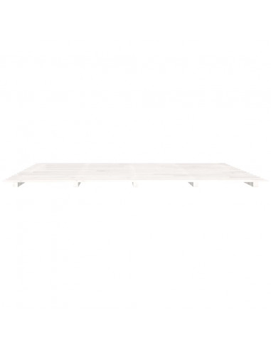 Giroletto Bianco 160x200 cm in Legno Massello di Pino