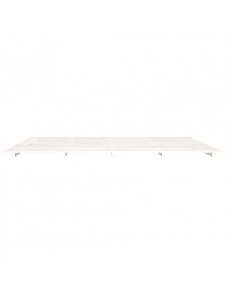 Giroletto Bianco 160x200 cm in Legno Massello di Pino