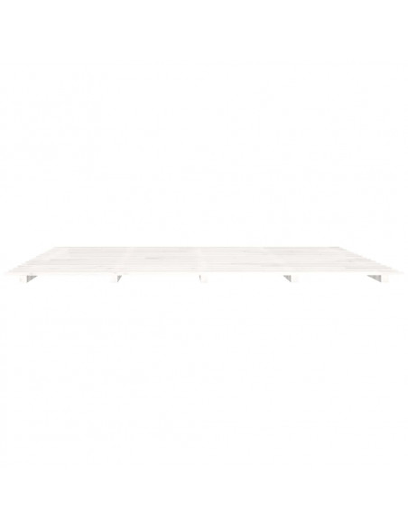 Giroletto Bianco 200x200 cm in Legno Massello di Pino