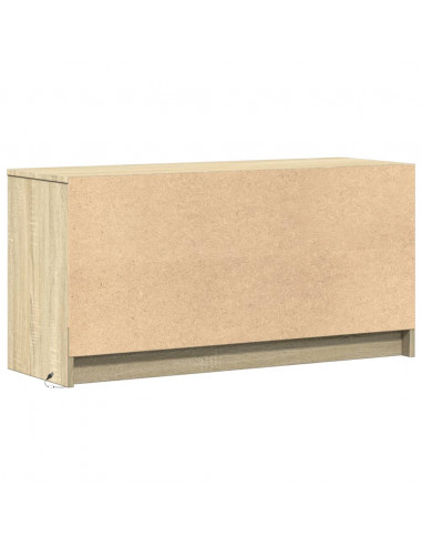 Mobile Porta TV con LED Rovere Sonoma 100x34x50cm in Truciolato