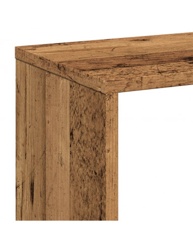 Libreria Divisorio Legno Antico 67x25x161,5 cm in Truciolato