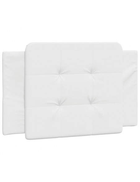 Giroletto con Luci LED Bianco 90x190 cm in Similpelle