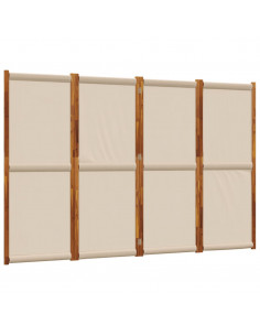 Divisorio a 4 Pannelli Tortora 280x180 cm 2